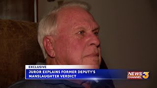 EXCLUSIVE: Juror says manslaughter verdict in former RSO deputy trial was emotional, complex