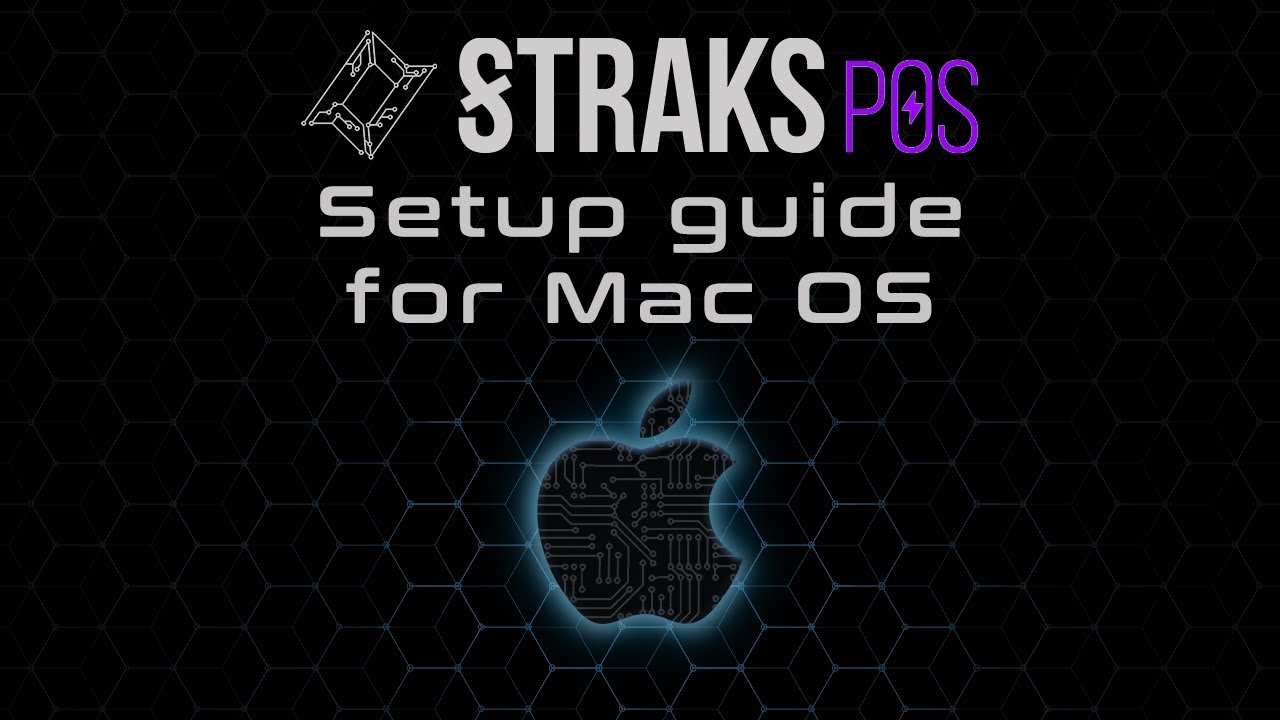 Install STRAKS Point of Sale on Mac OS