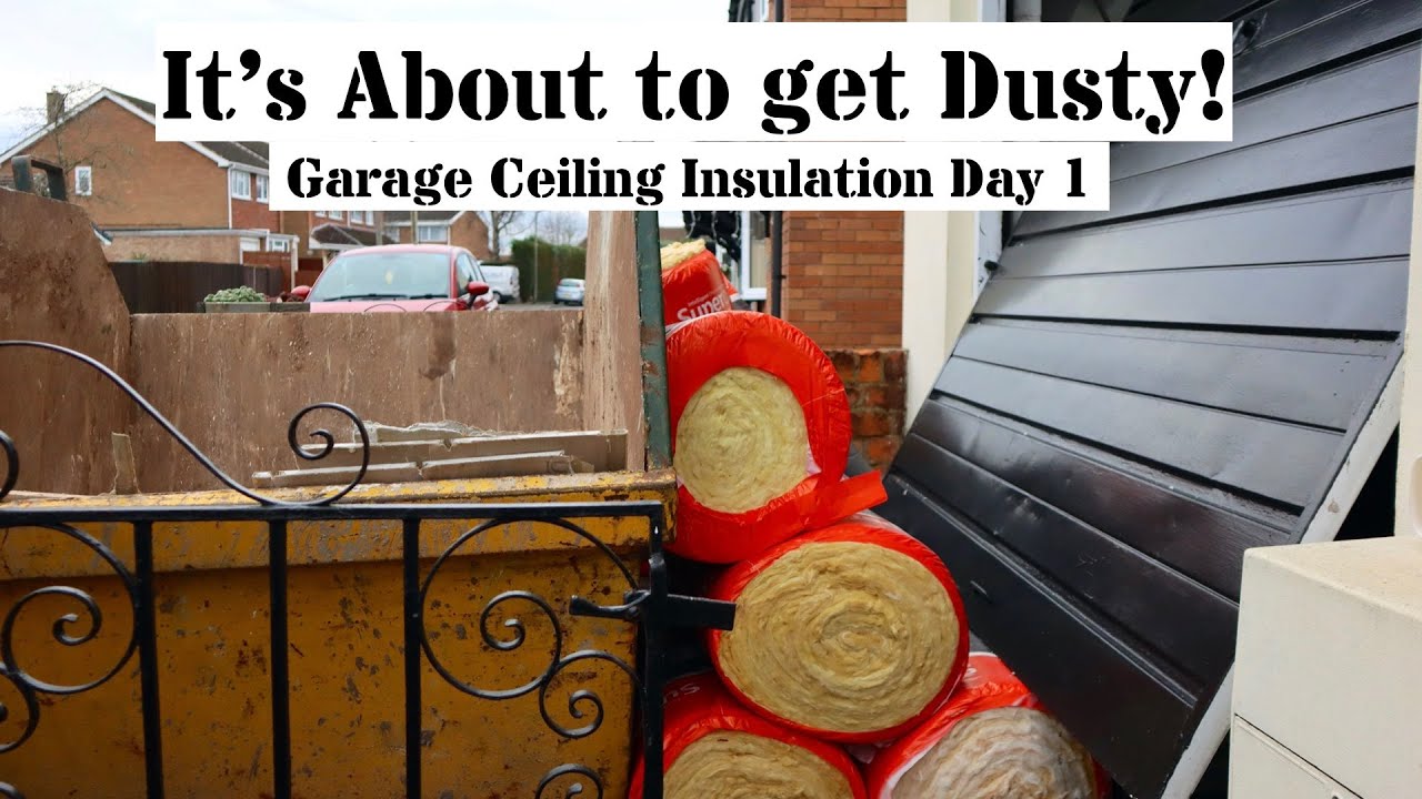 Insulate Your Garage Ceiling Part 1 - YouTube
