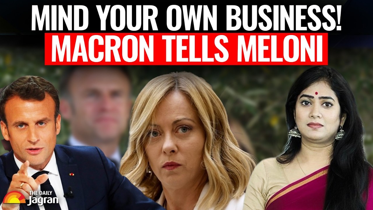 Новости Италии и Франции: ГРАНДИОЗНЫЙ КОНФЛИКТ между Макроном и Мелони из-за конфликта в Лионе! М...
