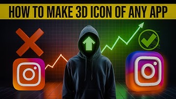 🔥 HOW TO MAKE 3D ICON OF ANY APP | FULL TUTORIAL ✅. @ManojDey 