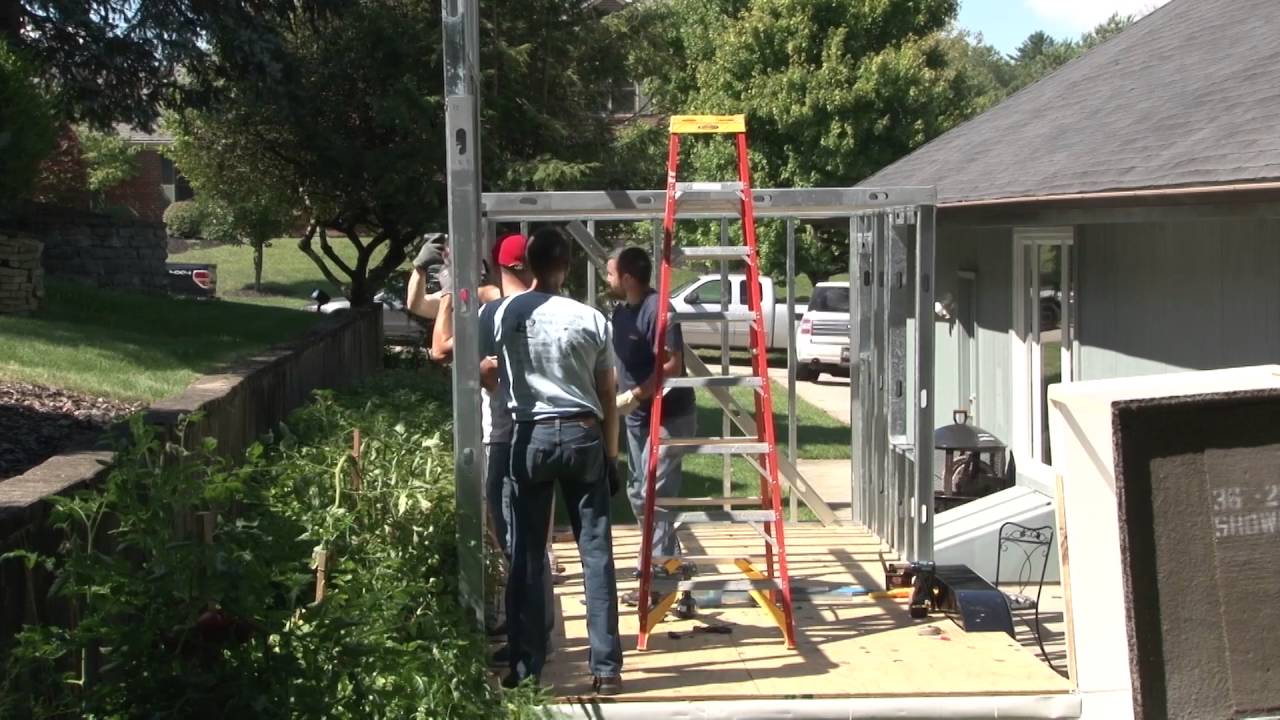 Tiny House Framing time lapse