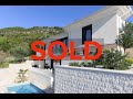 SOLD Tivat - Kava, New Three Bedroom Villa with Outstanding Sea Views SOLD
