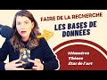 Comment faire une recherche documentaire  les bases de la recherche mmoire thse tat de lart