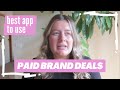 How I Started Getting Paid Brand Deals | Best App To Use For Influencing
