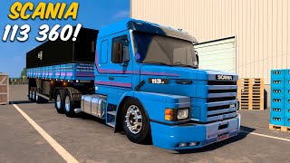 Scania 113 - Acelerando Em Busca Do Descarregamento - Mapa Eldorado Pro Ets 2 1.50 Mods