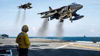 Skilled US Pilot Lands its Jet Like a Helicopter on a Carrier