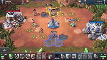 C&C Rivals gameplay Level 11Mannu vs Death2U