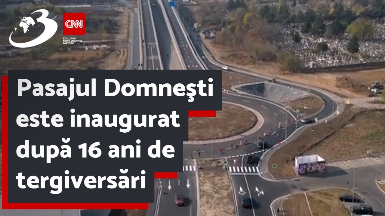 Pasajul Domneşti este inaugurat după 16 ani de tergiversări