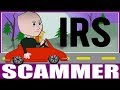 IRS Scammer REFUSES to give Badge Number (animated)