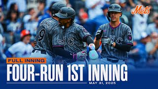 Mets Score Four First Inning Runs | FULL INNING