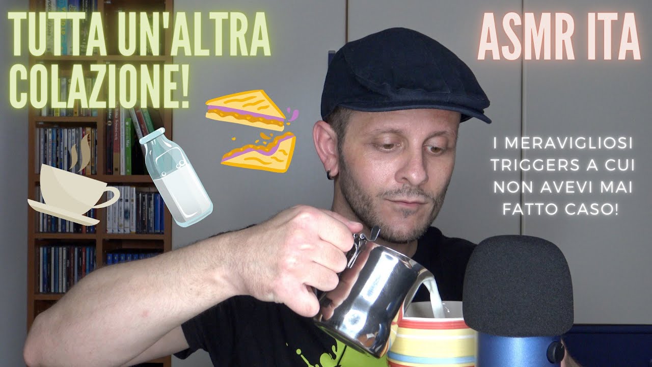 ASMR ITA | I suoni RILASSANTI della mia colazione 🥣🥐☕ | Vi do il buongiorno, ma vi lascio DORMIRE
