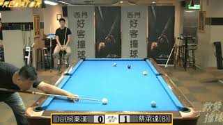 (8)柯秉漢 VS 蔡承達(8) | 美洲豹十號球世界杯選拔賽 - 10號球.