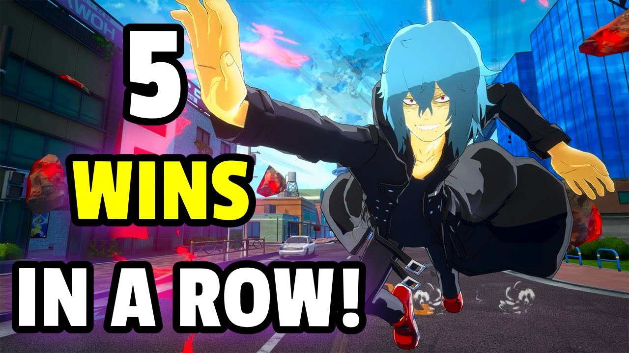 The Best Trio Getting 5 Straight Wins (High DMG & KO)- My Hero Ultra Rumble