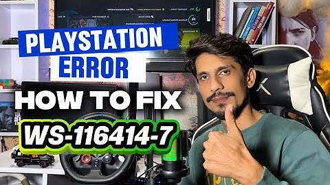 How To Fix PS5 Error Code WS-116414-7 A Network Connection Error has Occurred 