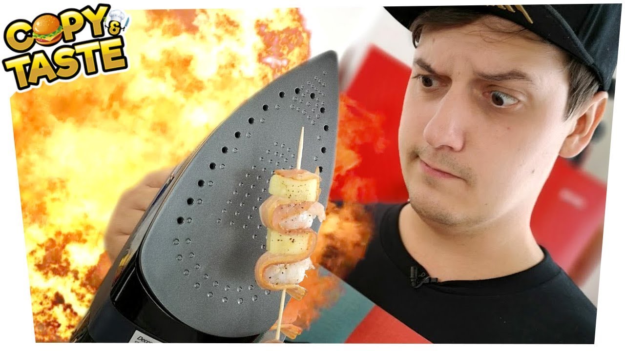 Komplettes Dinner mit BÜGELEISEN KOCHEN! 😲 Copy & Taste