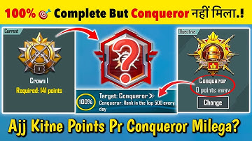 🇮🇳DAY 06 - 100% Complete Target Point Still No Conqueror Why‼️| CONQUEROR RANKPUSH TIPS & STRATEGY✅