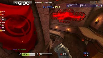 Quake Live: Odler playing on server skunck01 map flyrocket