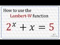 Lambert W Function 