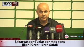 Sakaryaspor-Tuzlaspor Maç Sonu - İlker Püren - Eren Şafak
