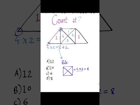 How Many Triangles Do You See? (Easy Math Trick!)