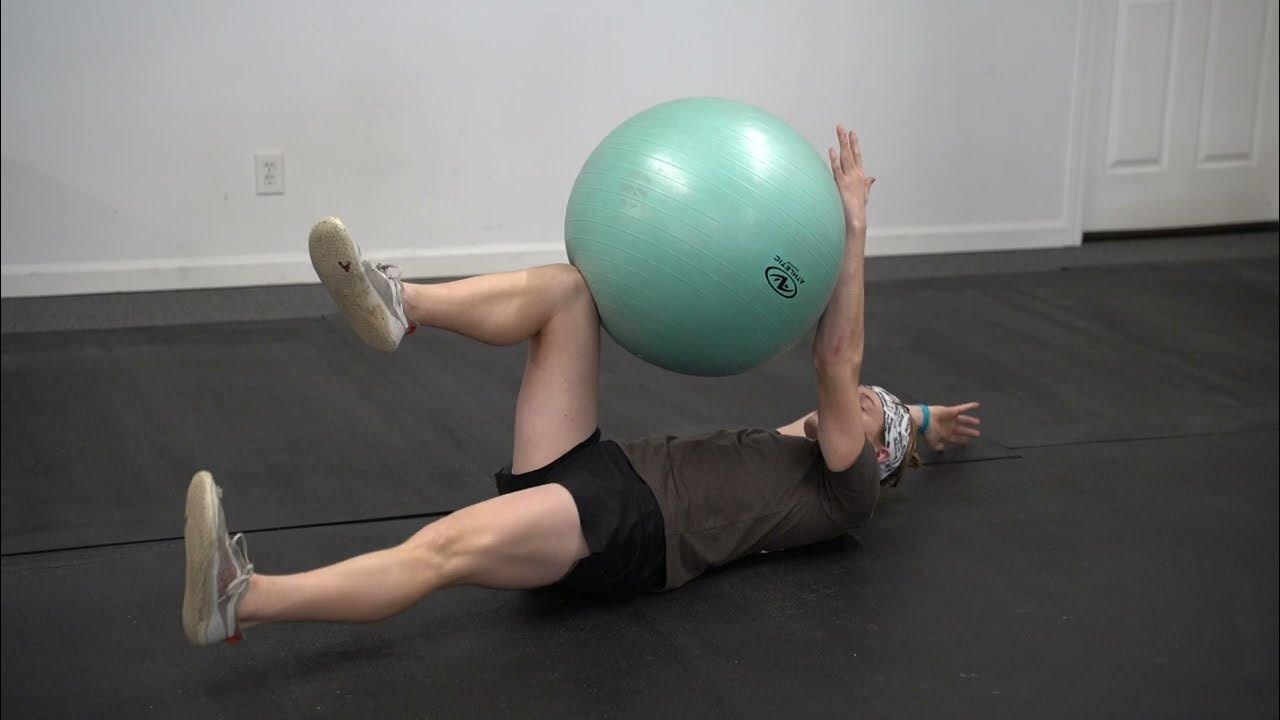 Stability Ball Dead Bug YouTube