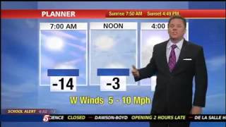 Polar Temps, Wind Chills Continue in Midwest, Move East