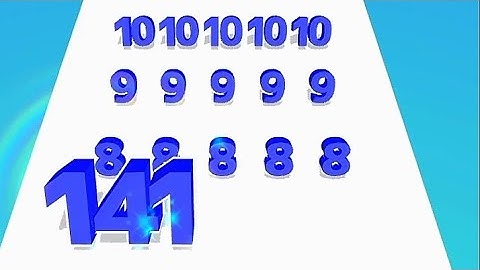 Number Merge Run Mast er 3D New update Gameplay Level 115