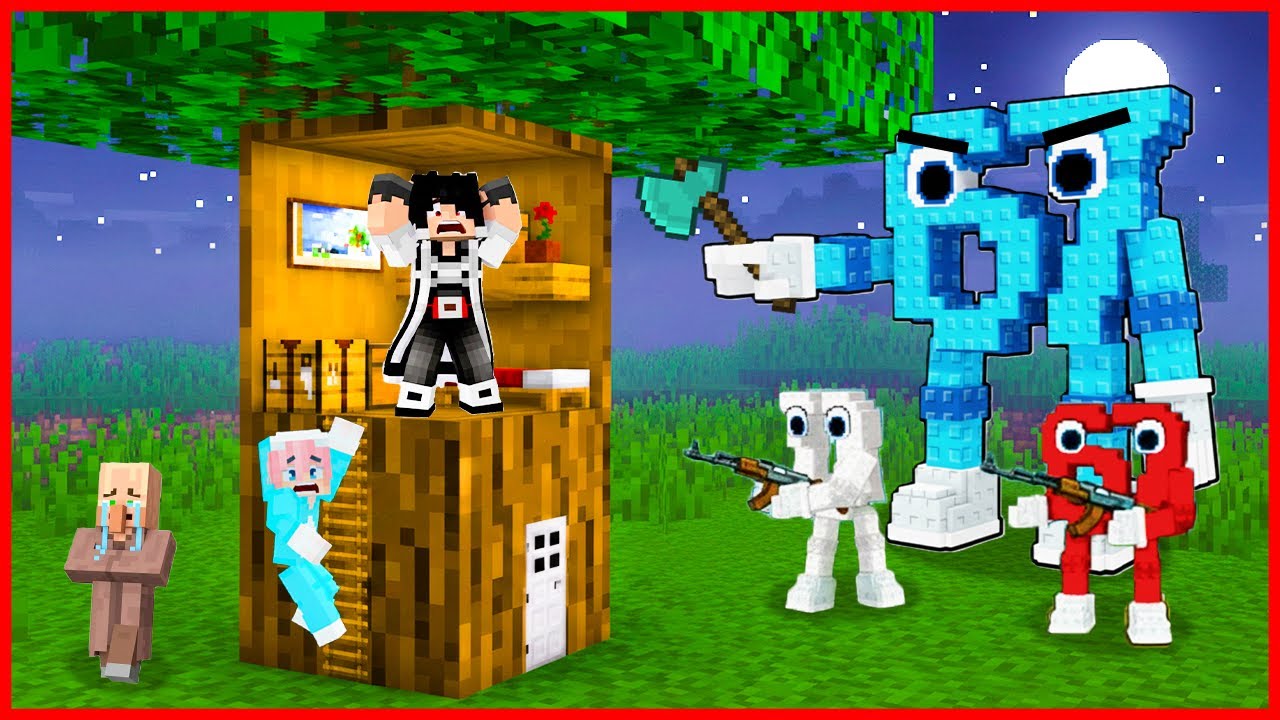 100 HARI JADI MURID DI SEKOLAH BERHANTU ! MONSTER 67 DI CULIK ELLIEN MINECRAFT !