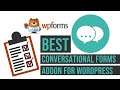 How to create conversational forms using WPForms | Best conversational form addon for WordPress