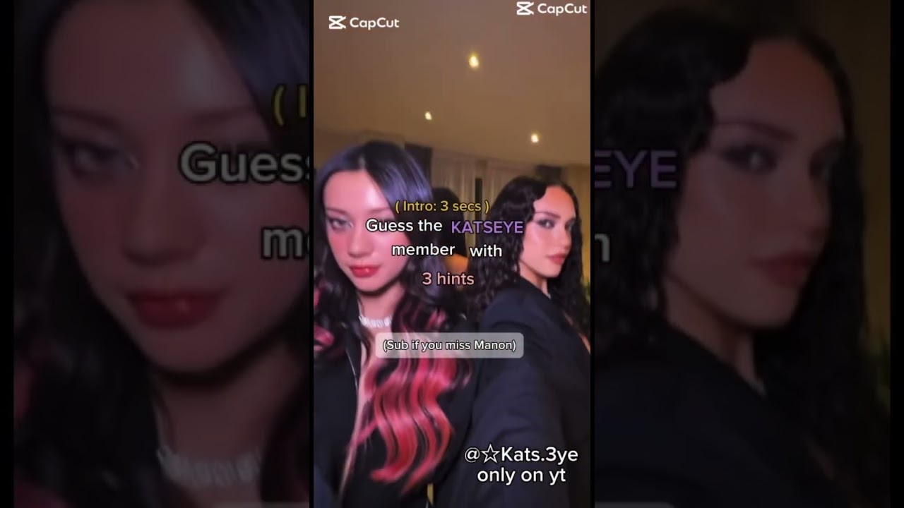 Guess the KATSEYE member three hints!!