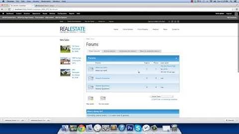 Installing a new Drupal Module (i.e. Advanced Forum) - RealEstate Responsive Drupal Theme