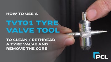 TVT01 Tyre Valve Tool Demonstration [How to use]