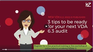 The new VDA 6.3:2023 standard is out! 3 tips to be ready for your next VDA 6.3 audit !