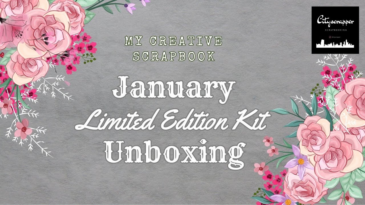 Grabie Scrapbooking Club Unboxing January 2024 