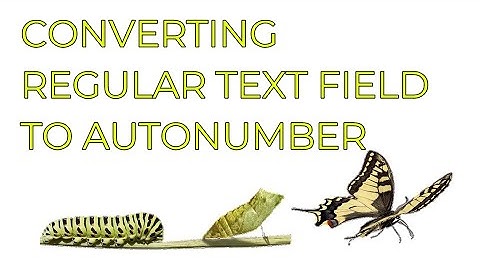 Dynamics 365 2MT Episode 133: CONVERTING REGULAR TEXT FIELD TO AUTONUMBER