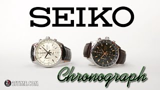 SEIKO Chronograph Elegant Style | SSB383P1 vs SSB385P1