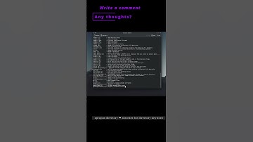 🐧 Linux CLI 9b 🐧 apropos command 🐧  #linux #shell #cli #konsole #ubuntu #fedora #opensuse