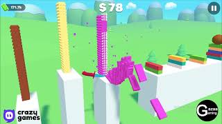 Slice Master, Knife Cutting, Cutting Game (EP - 30) Crazy Knife Slicing Game Slice Master Gameplay