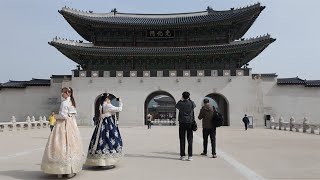 Gyeongbokgung Palace Walk | Seoul, South Korea | Binaural Audio, 4K