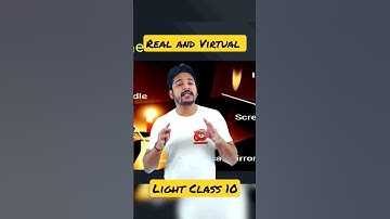 Difference between real and virtual image light reflection and refraction class 10 #scienceclass10