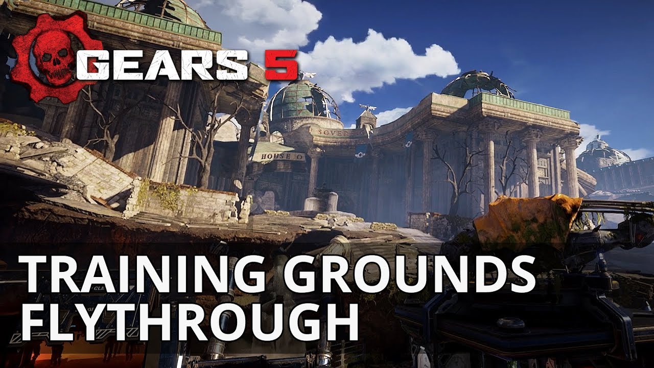 Gears 5 Multiplayer Map Training Grounds Flythrough (House of