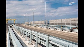 На Крымском мосту устанавливают шумозащитные экраны