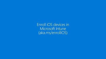 Enroll your iOS device in Microsoft Intune