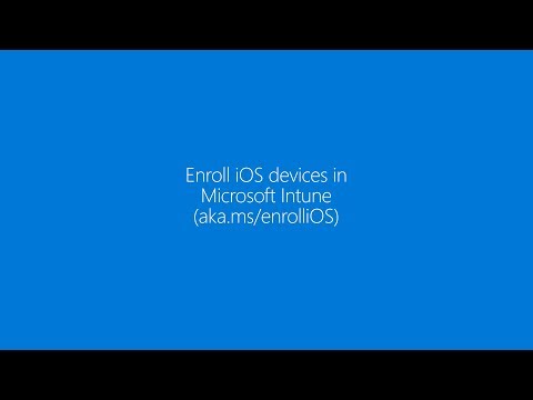 Enroll your iOS device in Microsoft Intune