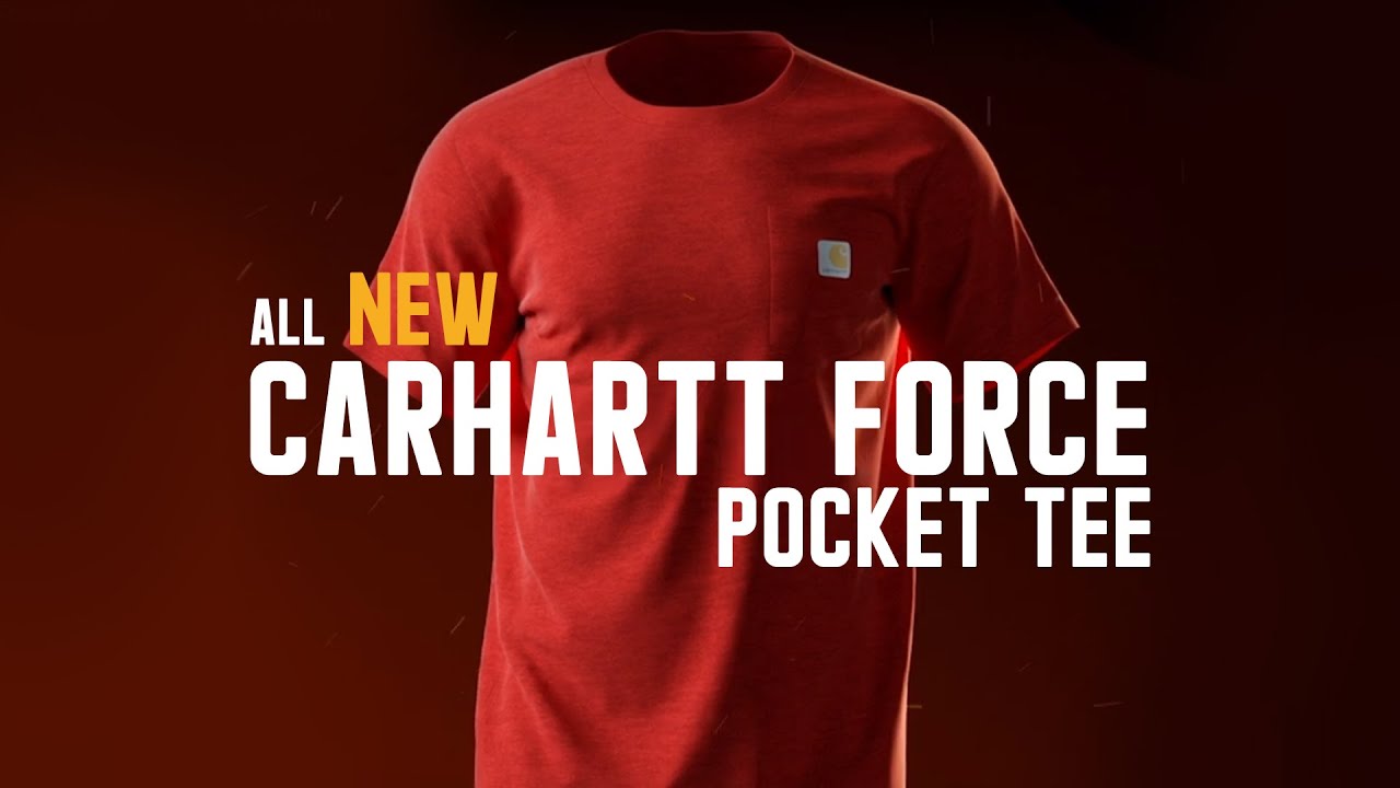 CARHARTT FORCE™ RELAXED FIT MIDWEIGHT SHORT-SLEEVE POCKET T-SHIRT