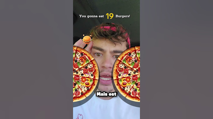 Combien de burgers je vais manger 🍔