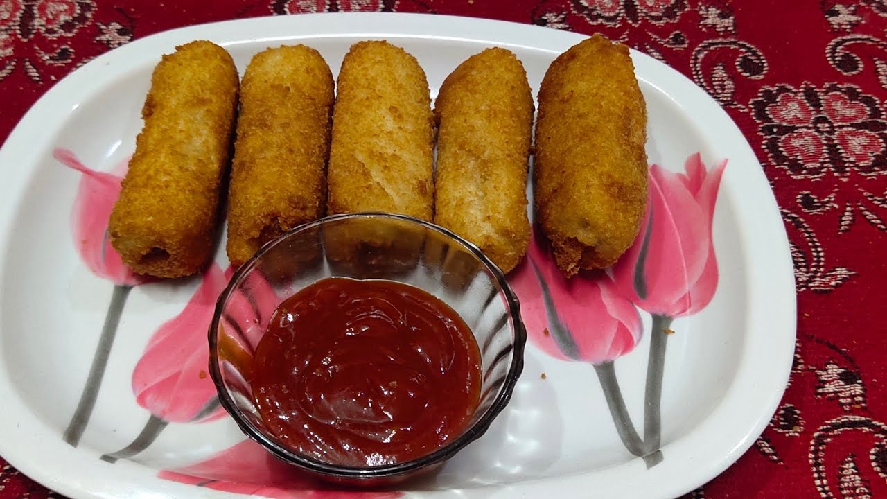 Aalu Rool Aalu bread roll - YouTube