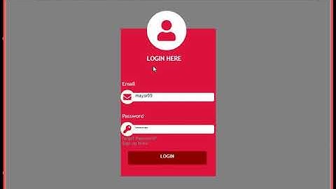 Best Login form design using HTML,CSS and fontawesome icon