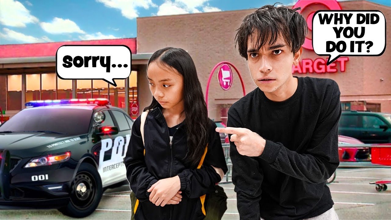 Our Little Sister Caught Stealing From Target, She Instantly Regrets It ...